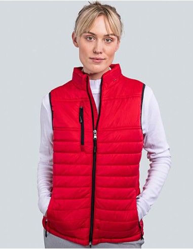 H-1302-Womens Hooded Performance Body Warmer